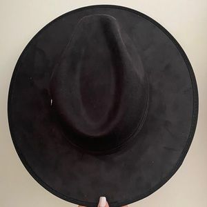 Joanna Indiana Suede Brim Flat Hat